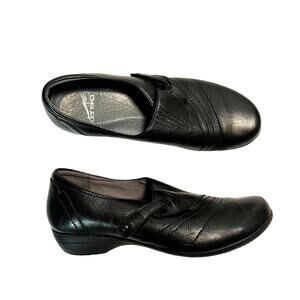 Dansko Franny Loafer Size EU 40 US 9.5-10 Black Leather